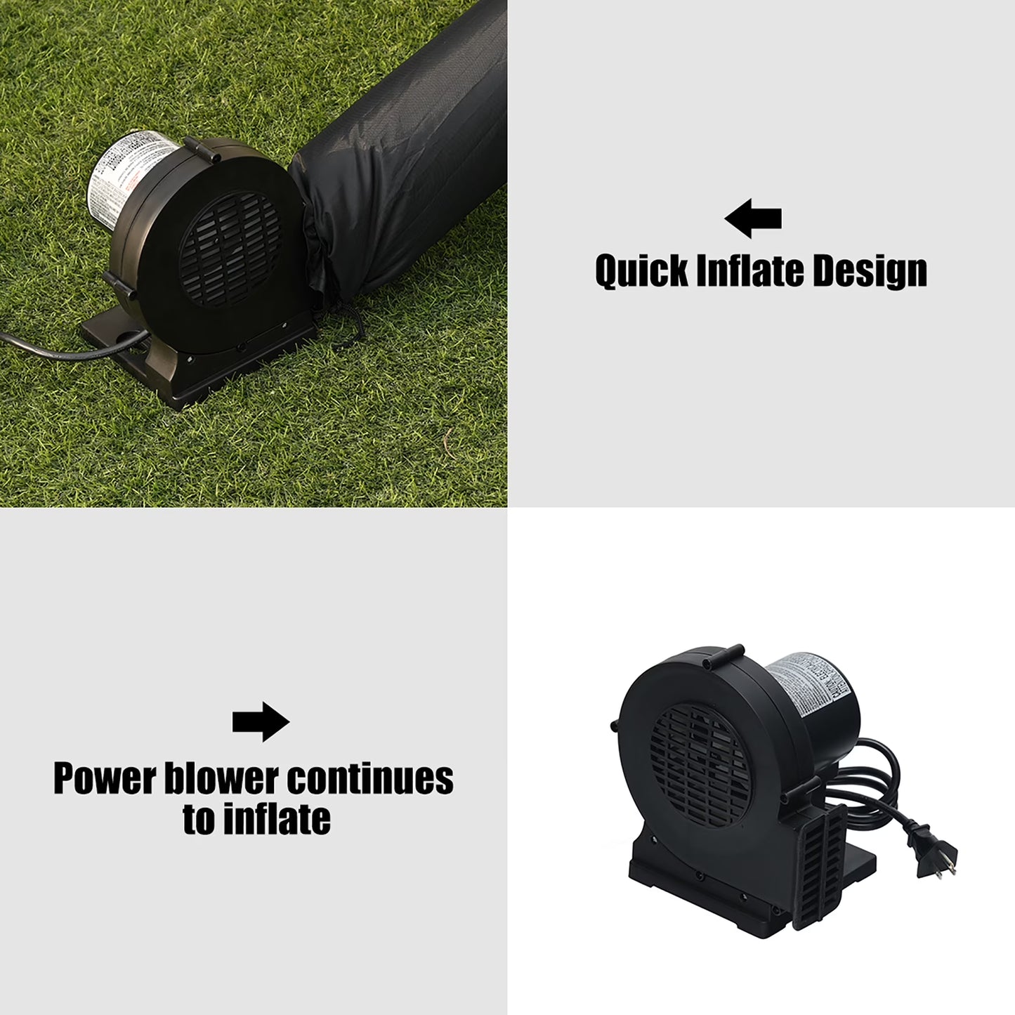 14FT Inflatable Projector Screen Projection Outdoor Home Theater W/ Blower