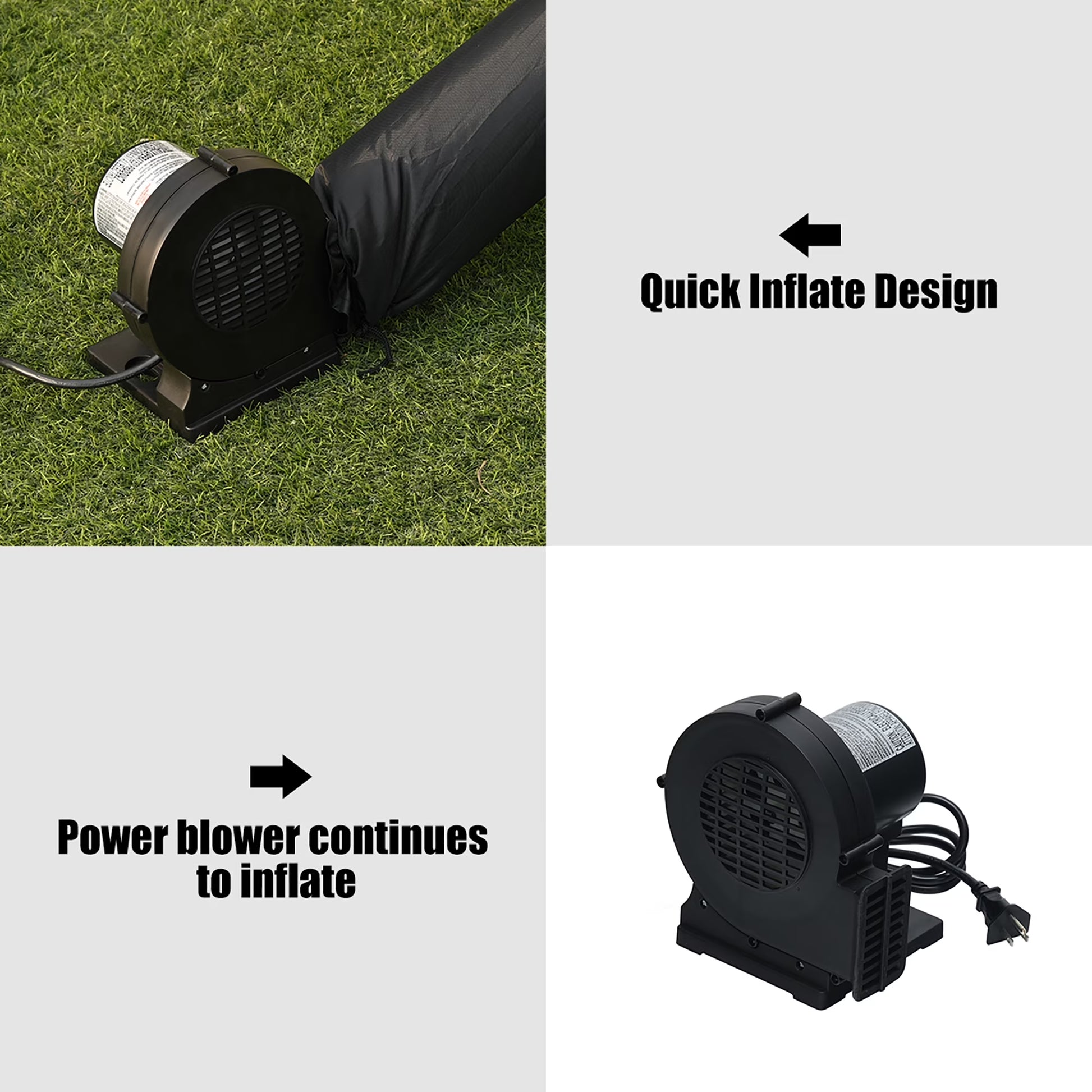14FT Inflatable Projector Screen Projection Outdoor Home Theater W/ Blower